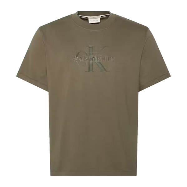 Calvin Klein T-shirts Vert - T-shirt avec monogramme et logo - M - Ref 45 €